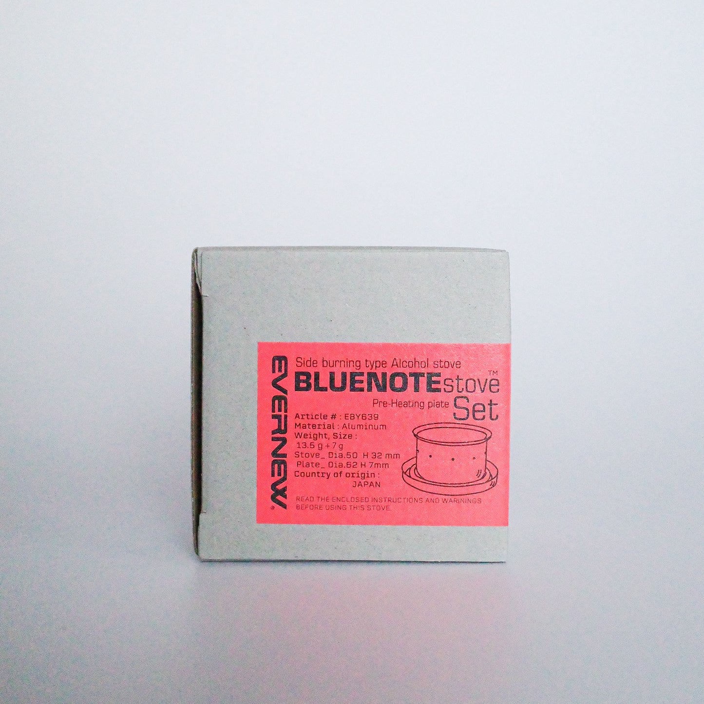 EVERNEW | BLUENOTE stove w/ Pre-Heating plate Set